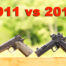 1911 vs 2011 pistols side by side