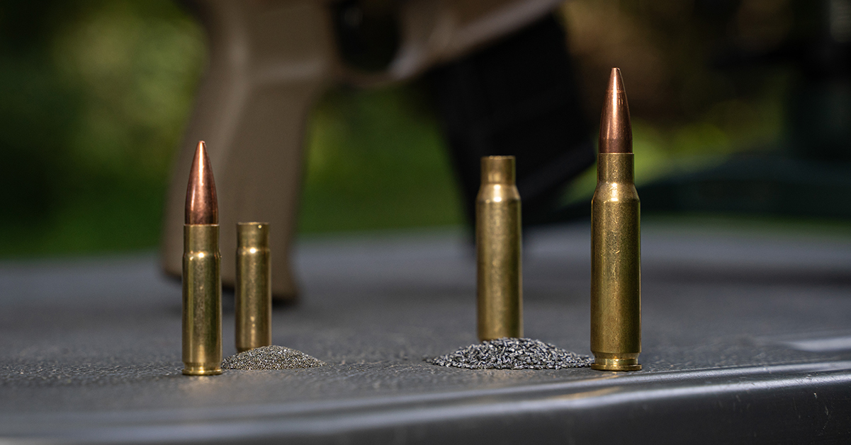 300 BLK vs 308 Win ammunition