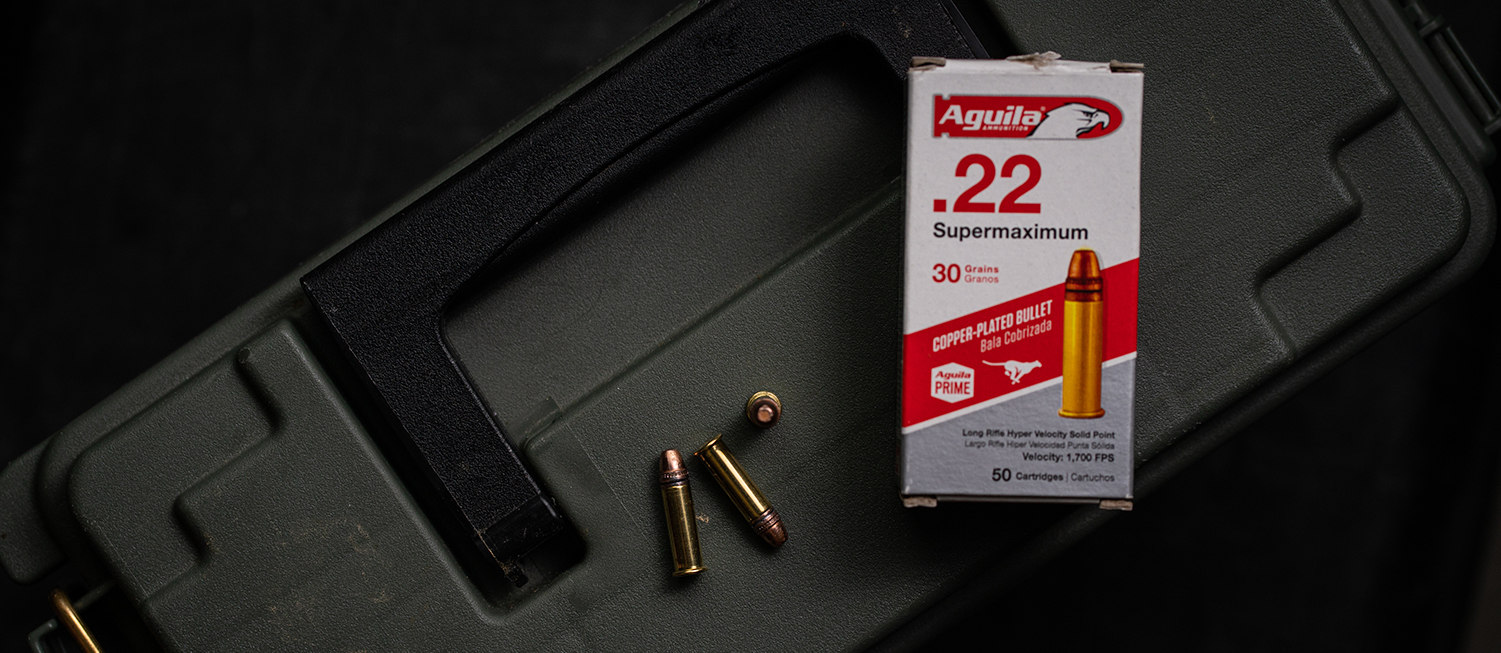 Aguila Supermax is a solid choice for 22lr pistol shooters