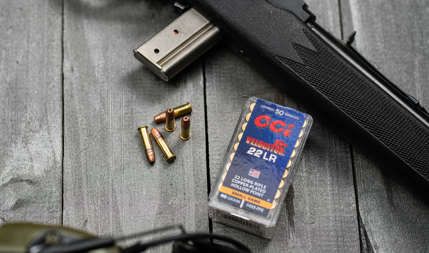 CCI Velocitor 22LR hunting ammo