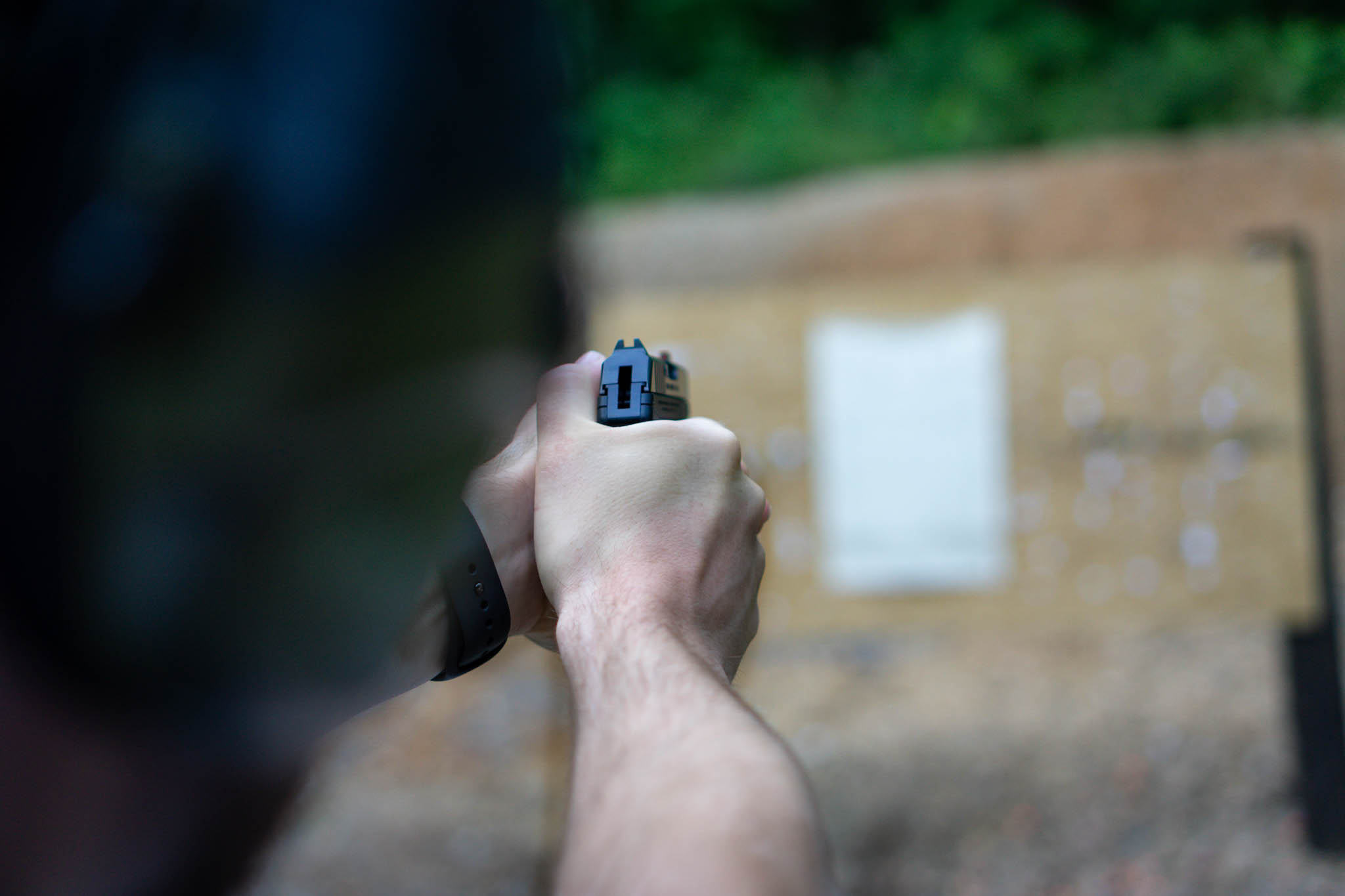 Author With Ruger LCP At The Range