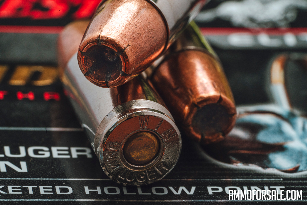 Close-up of Winchester PDX1 bullets