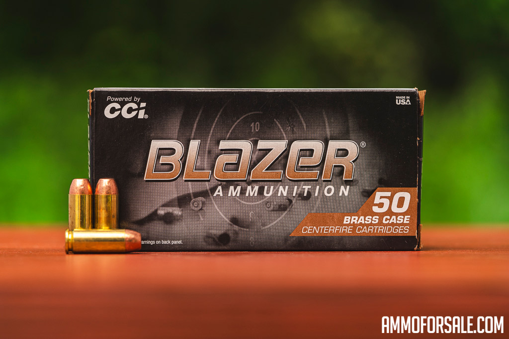 Blazer Brass 10mm ammo, a great choice for range training.