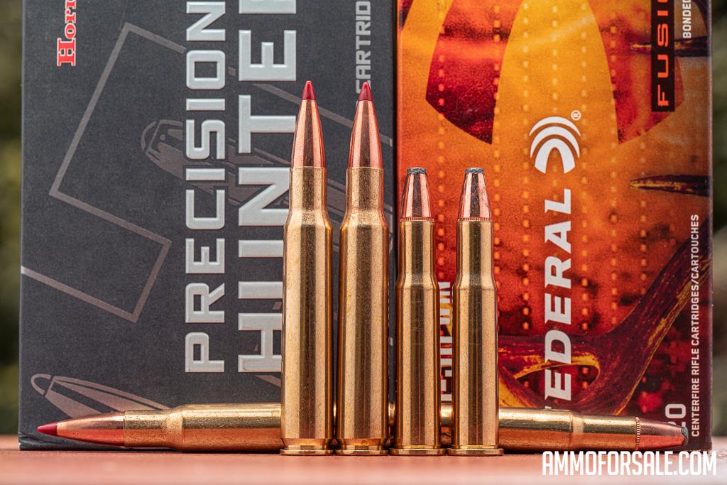 30-06 ammo side by side with 30-30 ammo