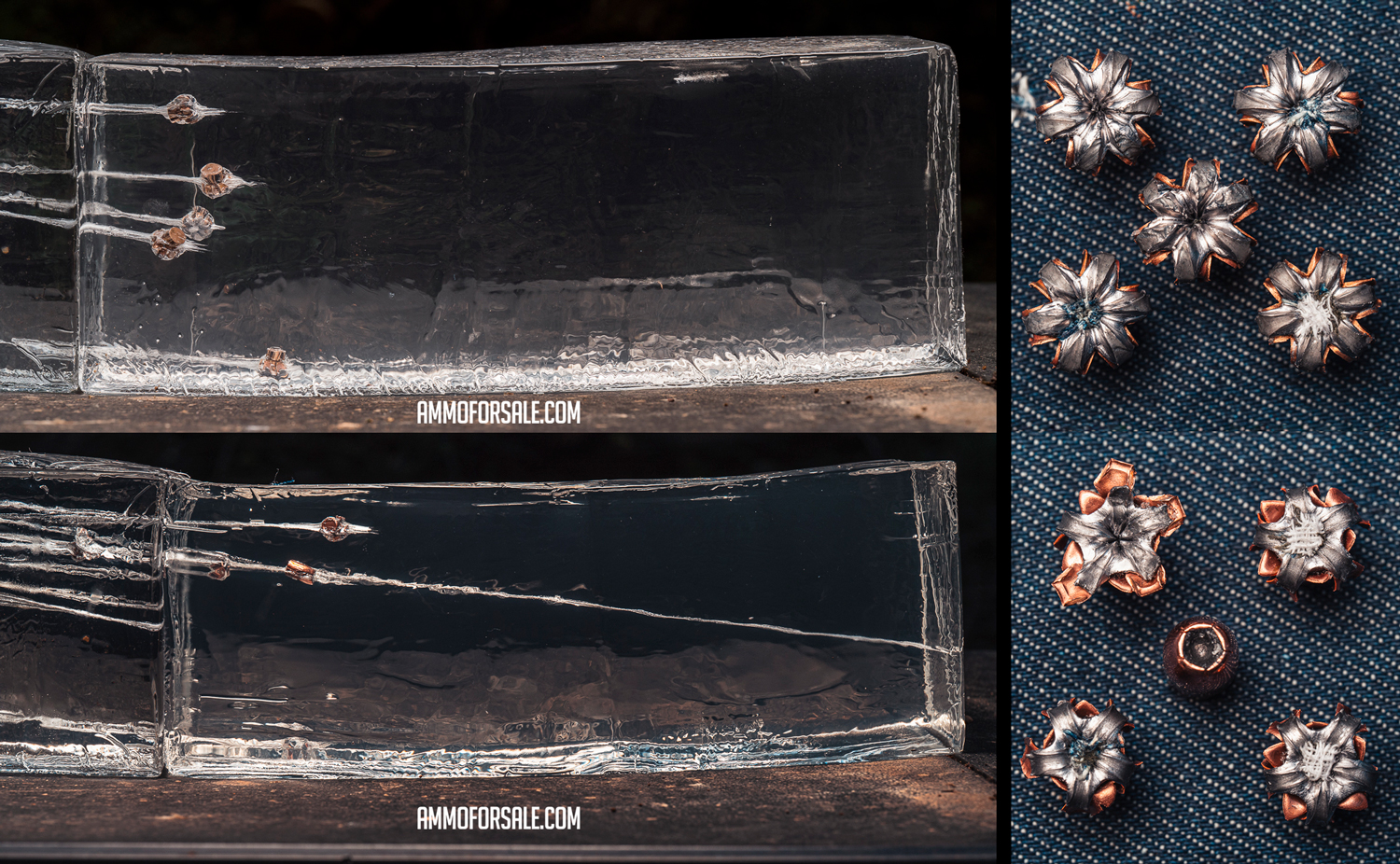 A side by side look of cheap 9mm self-defense ammo versus better loads