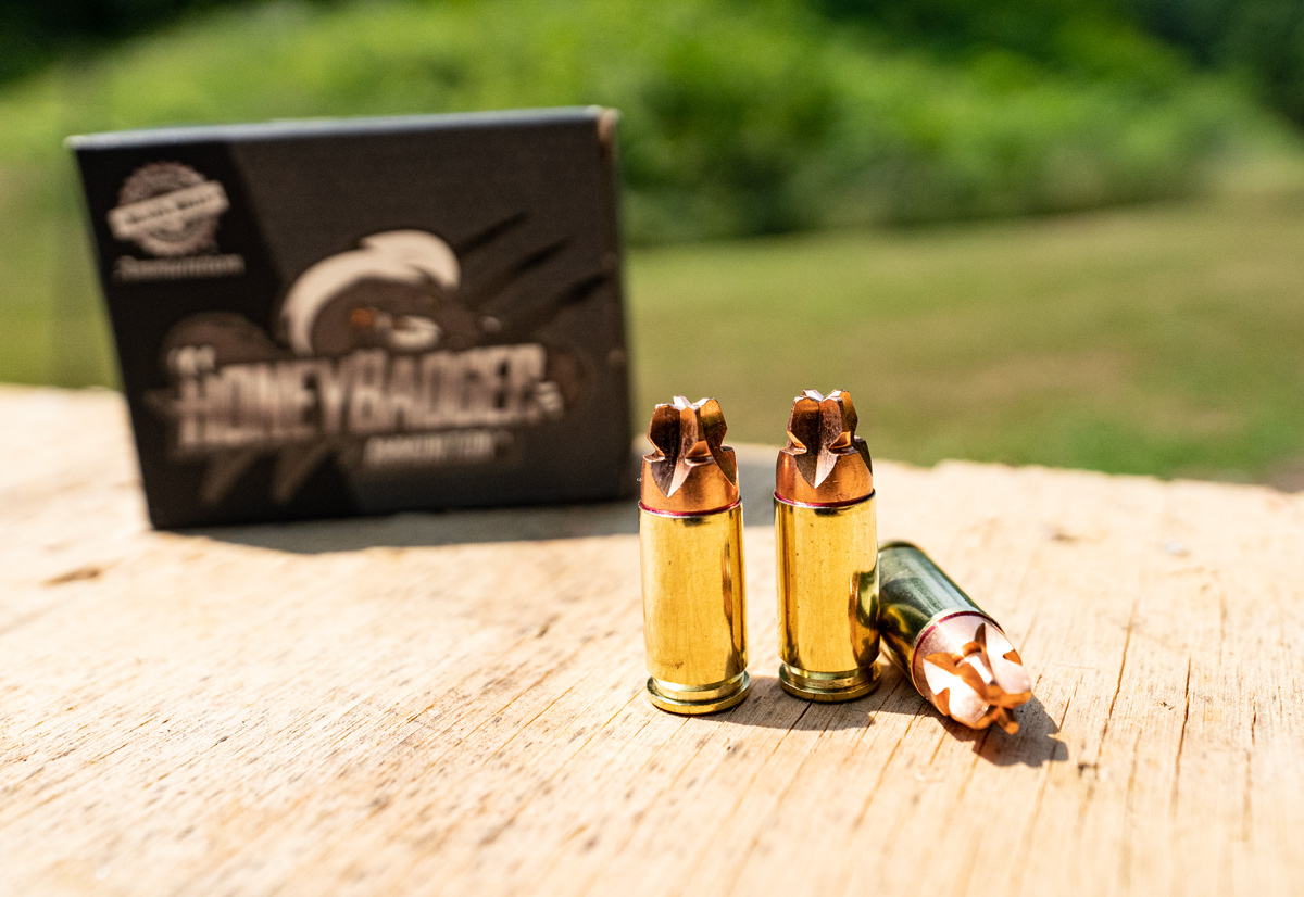 Black Hills Honey Badger 9mm ammunition