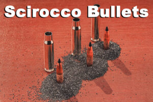 Scirocco Bullets pulled for their casings on display on a table