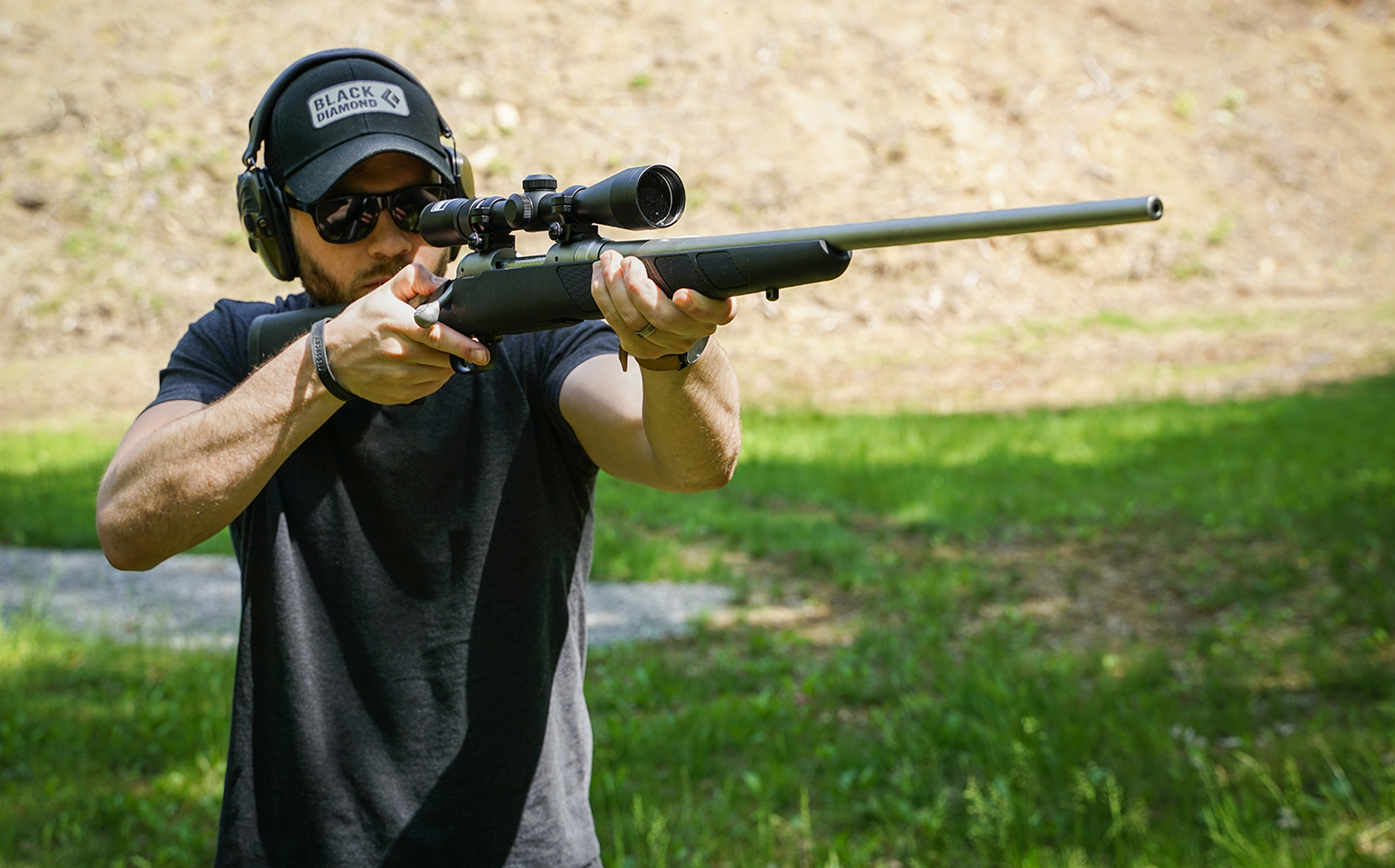 Shooting 22-250 at the range