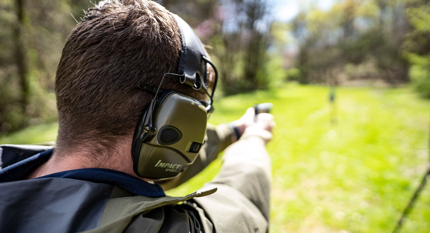 Shooting With Ear Protection At The Range 