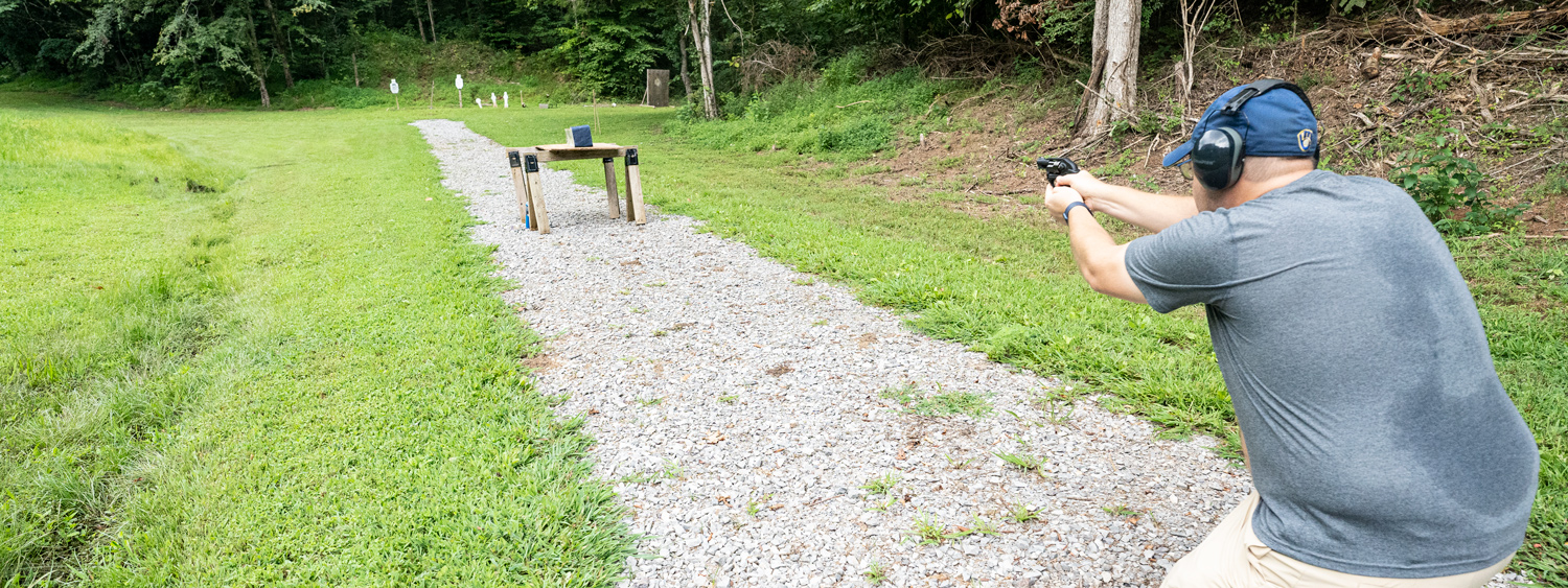 Testing 22 wmr self-defense ammo at a shooting range