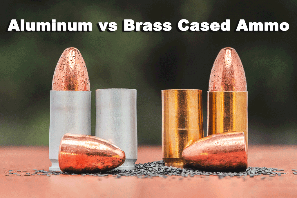 Aluminum vs brass cased ammo side by side